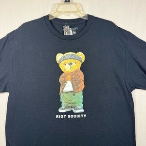 Riot Society Black Bear Graphic Tee